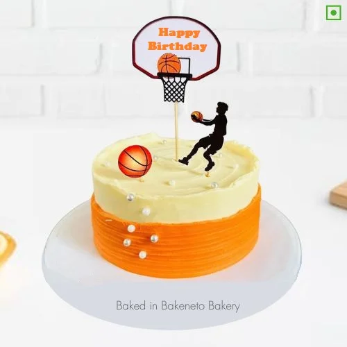 Basketball Theme Cake