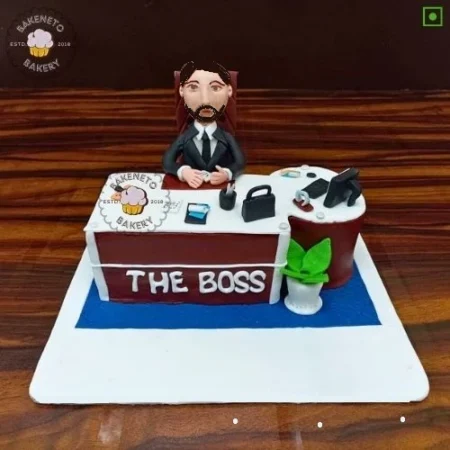 Boss Birthday Cake | Order Birthday cake for Boys | Boss Birthday Cake Online | Cake Delivery in Noida, Ghaziabad, and Noida Extension.