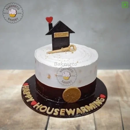 House Warming Cake Design for Fitness Freak's Birthday. Best Cake Delivery in Noida, Ghaziabad, and Noida Extension by bakeneto.