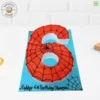 Spiderman 6th Birthday Cake | Order Birthday cake for Boys | Superhero Cake Designs | Cake Delivery in Noida, Ghaziabad, and Noida Extension.