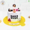 Wedding Game Over Cake | Weeding Cake Design | Marriage Cake designs | Cake Delivery in Noida, Ghaziabad and Noida Ext.