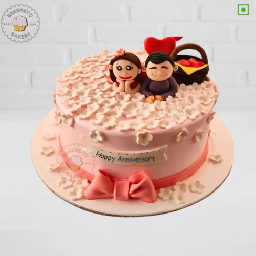 Couple Anniversary Cake by bakeneto.com