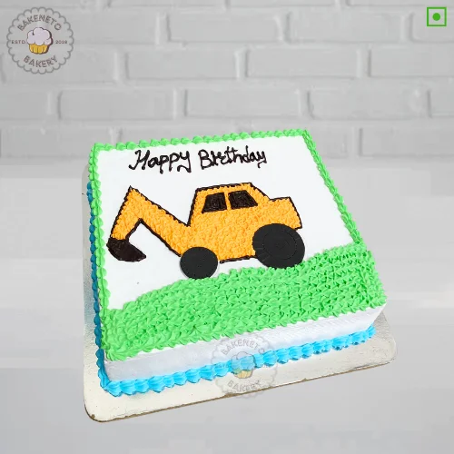 JCB Cake for kid's birthday | Boy Birthday cake design