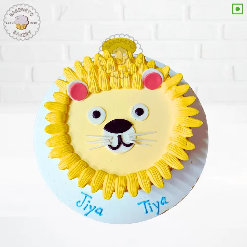 Order this Lion Face Cake and same day cake delivery in Noida, Ghaziabad, and Noida Extension. Order Best Cake for Kids Birthday online.