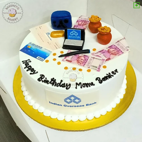 Order this delicious Banker Special Cake online and get the same-day cake delivery in Noida, Indirapuram, Ghaziabad and Noida Extension by the best bakery and cake shop in noida and Cake delivery Gaur City, Vaishali, Vasundhara, Pratap vihar, Siddharth vihar, Crossing Republic etc.