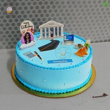 Book Jack Banker Theme Cake online and get this adult theme cake via same-day cake delivery in Noida, Ghaziabad and Noida Extension by the best bakery and cake shop in noida and Cake delivery Gaur City, Vaishali, vasundhara, indirapuram, Pratap vihar, Siddharth vihar, crossing republic etc.