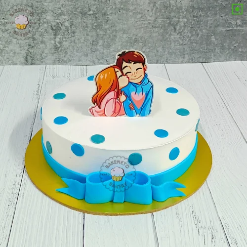 Blissful Love Cake delivery available in Noida by the best cake shop. Same day cake available in just 2 hours in sector-62, sector-63, sector-64, sector-65, sector-66, sector-50, sector-51, sector-52, sector-53, sector-55 Noida.