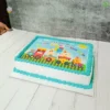 Cartoon Train Cake delivery in Indirapuram and Noida by the best cake shop. Same day cake available in just 2 hours in sector-60, sector-61, sector-62, sector-63, sector-64, sector-66, sector-70, sector-71, sector-72, sector-73 Noida, Indirapuram and Vaishali.
