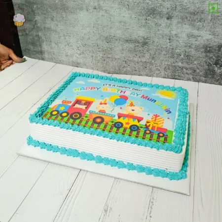 Cartoon Train Cake delivery in Indirapuram and Noida by the best cake shop. Same day cake available in just 2 hours in sector-60, sector-61, sector-62, sector-63, sector-64, sector-66, sector-70, sector-71, sector-72, sector-73 Noida, Indirapuram and Vaishali.
