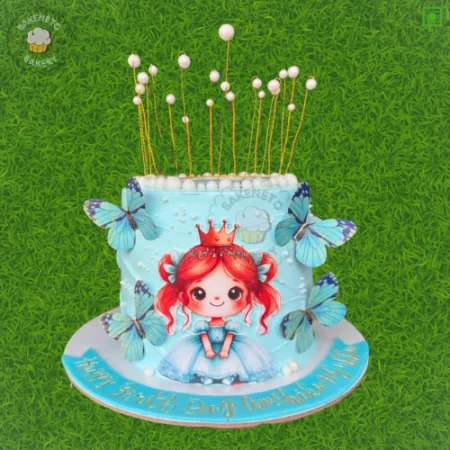 Order this delicious Doll Crown Cake online and get the same-day cake delivery in Noida, Indirapuram, Ghaziabad and Noida Extension by the best bakery and cake shop in noida and Cake delivery Gaur City, Vaishali, Vasundhara, Pratap vihar, Siddharth vihar, Crossing Republic etc.