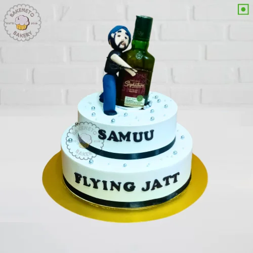 Order this delicious Flying Jatt Cake online and get the same-day cake delivery in Noida, Indirapuram, Ghaziabad and Noida Extension by the best bakery and cake shop in noida and Cake delivery Gaur City, Vaishali, Vasundhara, Pratap vihar, Siddharth vihar, Crossing Republic etc.