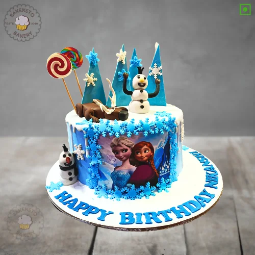 Order this delicious Frozen Bliss Cake online and get the same-day cake delivery in Noida, Indirapuram, Ghaziabad and Noida Extension by the best bakery and cake shop in noida and Cake delivery Gaur City, Vaishali, Vasundhara, Pratap vihar, Siddharth vihar, Crossing Republic etc.