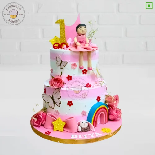 Order Girl 1st Birthday Cake online and get the same-day cake delivery in Noida, Ghaziabad and Noida Extension by the best bakery and cake shop in noida, gaur city, Vaishali, vasundhara, indirapuram, Pratap vihar, Siddharth vihar, crossing republic etc.