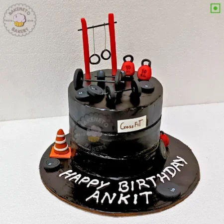 Order Gym Wim Cake from the most trusted cake shop in Noida, Ghaziabad and Noida Extension by the best bakery and cake shop in noida and Cake delivery Gaur City, Vaishali, vasundhara, indirapuram, Pratap vihar, Siddharth vihar, crossing republic etc.