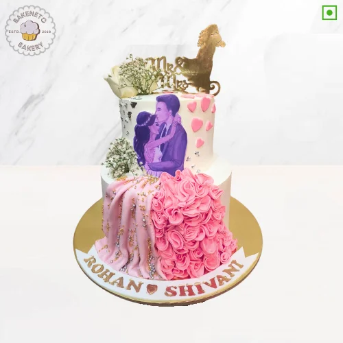 Hum Tum Engagement Cake delivery in Indirapuram and Noida by the best cake shop. Same day cake available in just 2 hours in sector-3, sector-4, sector-8, sector-9, sector-10, sector-11, sector-12, sector-15, sector-22, sector-23 Noida, Indirapuram and Vaishali.