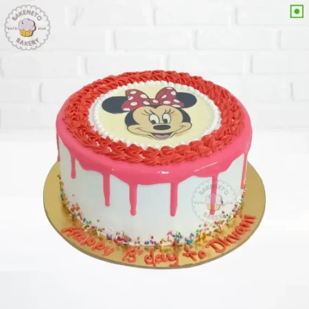 Mini Mouse Cake delivery available in Noida by the best cake shop. Same day cake available in just 2 hours in sector-62, sector-63, sector-64, sector-65, sector-66, sector-50, sector-51, sector-52, sector-53, sector-55 Noida.