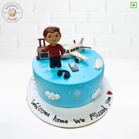 Order Returning Home Cake from the most trusted cake shop in Noida, Ghaziabad and Noida Extension by the best bakery and cake shop in noida and Cake delivery Gaur City, Vaishali, vasundhara, indirapuram, Pratap vihar, Siddharth vihar, crossing republic etc.