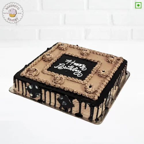 Square Chocolate Cake delivery available in Indirapuram, Vaishali Noida by the best cake shop. Same day cake available in just 2 hours in sector-3, sector-4, sector-8, sector-9, sector-10, sector-11, sector-12, sector-15, sector-22, sector-23 Noida.