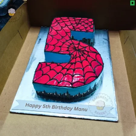 Order 5 Number Cake for kid's birthday in 30 minutes in Noida. Super fastcake delivery nearby in Noida, Ghaziabad, Noida Extension. Get customized theme cakes in 2 hours in Noida.