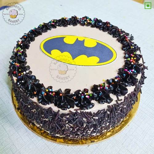 Order Batman Photo Cake online and get cake delivery in Noida, Ghaziabad and Greater Noida Extension near by areas by the best cake shop. Bakeneto provides online cake delivery service in 30 minutes in Indirapuram, Kaushambi, Vasundhara, Vaishali, Pratap Vihaar, Crossing republic, Noida Extension, Ashok Nagar Delhi, and Noida. Get your cake customized in 2 hours