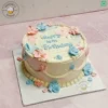 Order this delicious Blue Pink Floral Cake for your kid's birthday party. Get various types of customized cakes in just 2 to 3 hours on the same day. Get 25+ flavors and get free cake delivery in Noida, Ghaziabad, Indirapuram, Vaishali, Vasundhara, Kaushambi and Noida Extension, Gaur City, Eco Village etc.