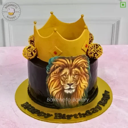 King Theme Cake for your husband's birthday.