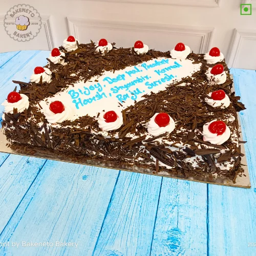 Square Blackforest Cake