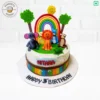 Book a fresh, delicious 3D Lion Friend Cake online for your kid's fifth birthday. Get various types of customized cakes in just 2 to 3 hours on the same day. Get 25+ flavors and get free cake delivery in Noida, Ghaziabad, Indirapuram, Vaishali, Vasundhara, Kaushambi and Noida Extension, Gaur City, Eco Village etc.