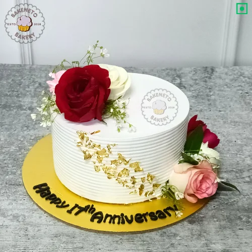 Order fresh and delicious best birthday cake for wife, order Anniversary Rose Cake online. Get various types of customized cakes in just 2 to 3 hours on the same day. Get 25+ flavors and get free cake delivery in Noida, Ghaziabad, Indirapuram, Vaishali, Vasundhara, Kaushambi and Noida Extension, Gaur City, Eco Village etc.