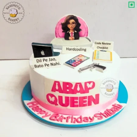 Order fresh and delicious best birthday cake for boss, Boss Queen Cake online for boss's Birthday. Get various types of customized cakes in just 2 to 3 hours on the same day. Get 25+ flavors and get free cake delivery in Noida, Ghaziabad, Indirapuram, Vaishali, Vasundhara, Kaushambi and Noida Extension, Gaur City, Eco Village etc.