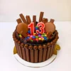 Order a fresh, delicious Full Chocolate Cake online by the best cake shop in Noida, Ghaziaabd and Noida Extension. Bakeneto can make your customize cake in just 2 hours adnd give free home delivery as well. Get 25+ flavors and get free cake delivery in Noida, Ghaziabad, Indirapuram, Vaishali, Vasundhara, Kaushambi and Noida Extension, Gaur City, Eco Village etc.