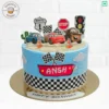 Order a fresh, delicious Racing Car Cake online by the best cake shop in Noida, Ghaziaabd and Noida Extension. Bakeneto can make your customize cake in just 2 hours adnd give free home delivery as well. Get 25+ flavors and get free cake delivery in Noida, Ghaziabad, Indirapuram, Vaishali, Vasundhara, Kaushambi and Noida Extension, Gaur City, Eco Village etc.