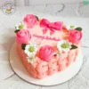 Book a fresh, delicious Spiral Heart Cake online for your kid's first birthday. Get various types of customized cakes in just 2 to 3 hours on the same day. Get 25+ flavors and get free cake delivery in Noida, Ghaziabad, Indirapuram, Vaishali, Vasundhara, Kaushambi and Noida Extension, Gaur City, Eco Village etc.