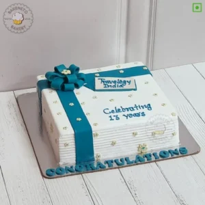 Bring this fresh, yummy and unique 13th Anniversary Cake for your birthday or anniversary celebration or any other event. Order fresh cake home delivery online by bakeneto.