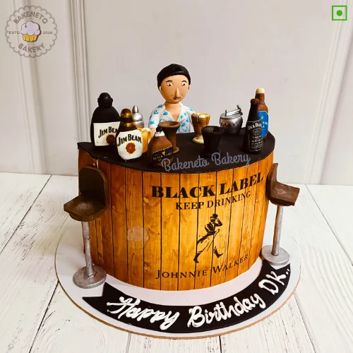 Order fresh and eggless Bar Theme Cake Online by best Cake Shop delivers in Noida, Ghaziabad, Noida Extension and nearby area.