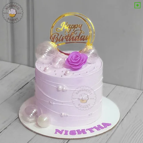 Book this fresh, 100% eggless and premium quality Birthday Blink Cake by bakeneto via same day quick delivery option. Customize your cake's color and flavor as per your choice by calling us at 7071-634-634..