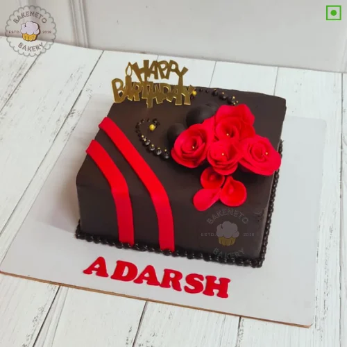 Bring this fresh, yummy and unique Choco Bliss Cake for your birthday or anniversary celebration or any other event. Order fresh cake home delivery online by bakeneto.