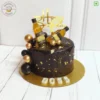 Bring this fresh, yummy and unique Goldy Boss Cake for your birthday or anniversary celebration or any other event. Order fresh cake home delivery online by bakeneto.