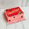 Nutties Photo Cake is the simple sober cake for brother's birthday. Vibrant, delicious and fresh cake online by bakeneto in Noida, Ghaziabad and Noida extension