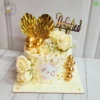 Book this fresh, 100% eggless and premium quality Rose Engagement Cake by bakeneto via same day quick delivery option. Customize your cake's color and flavor as per your choice by calling us at 7071-634-634..