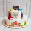 Order yummy, fresh and eggless Teachers Day Cake Online by best Cake Shop delivers in Noida, Ghaziabad, Noida Extension and nearby area.