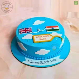 Book this fresh, 100% eggless and premium quality Welcome Back Cake by bakeneto via same day quick delivery option. Customize your cake's color and flavor as per your choice by calling us at 7071-634-634..