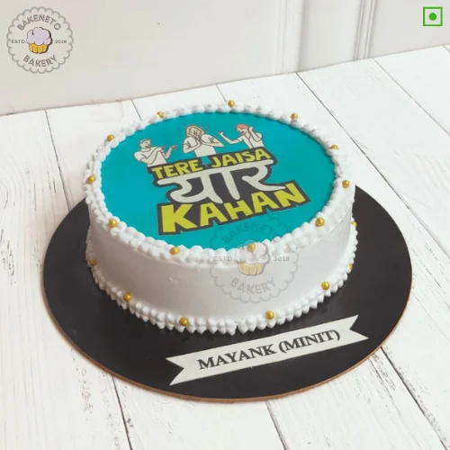 Bring this fresh, yummy and unique Yaari Cake for your birthday or anniversary celebration or any other event. Order fresh cake home delivery online by bakeneto.